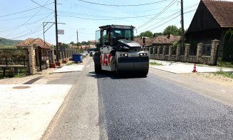 Asfaltări într-o localitate din județul Cluj. Tișe: „Infrastructura rutieră rămâne o prioritate absolută”
