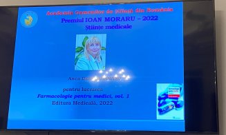 Cluj: Prof. dr. Anca Buzoianu, premiată la Gala Premiilor Academiei Oamenilor de Știință din România