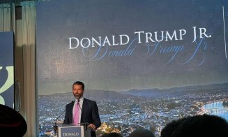 Milionarul Arpad Paszkany şi iubita, cu 24 de ani mai tânără decât el, s-au afişat cu Donald Trump Jr. la Budapesta