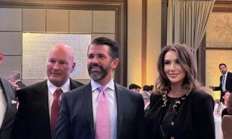 Din Dubai, în Marbella / Fostul patron de la CFR Cluj, Arpad Paszkany, şi iubita lui s-au afişat cu Donald Trump Jr. la Budapesta