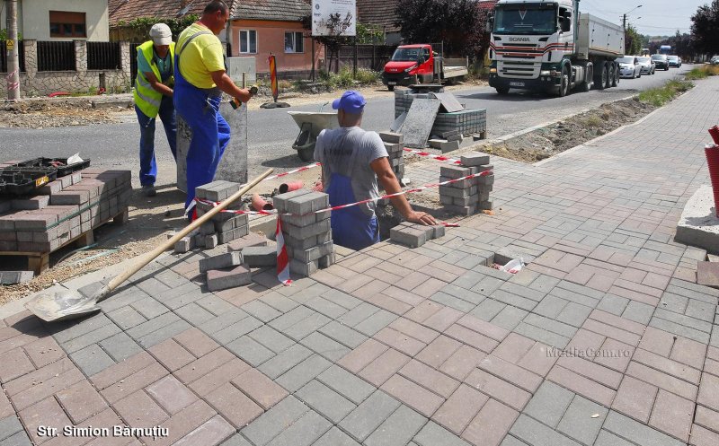Mai multe străzi din Turda se modernizează