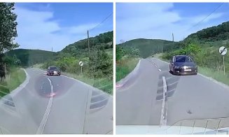 "A venit din UK în concediu." Un șofer cu numere de Cluj a fost filmat în timp ce conducea pe contrasens