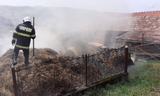 INCENDIU într-o gospodărie din județul Cluj / Descărcare electrică din liniile de transport
