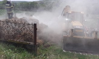 INCENDIU într-o gospodărie județul Cluj / Descărcare electrică din liniile de transport