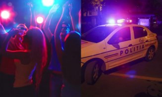 Petrecere cu mulți oameni lângă Cluj-Napoca, "spartă" de polițiști. Organizatorul e bun de plată