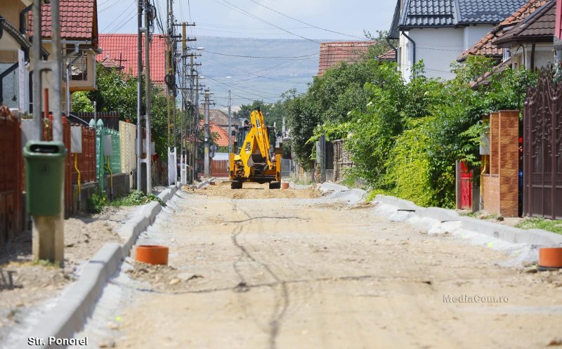 Alte două străzi importante din Turda se modernizează