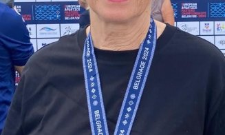 Salbă de medalii pentru "Universitatea" Cluj la europenele de nataţie Masters / 4 medalii de AUR inclusiv la categoria de vârstă 80-84 de an