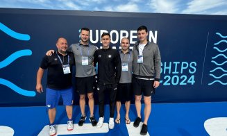 Salbă de medalii pentru "Universitatea" Cluj la europenele de nataţie Masters / 4 medalii de AUR inclusiv la categoria de vârstă 80-84 de an