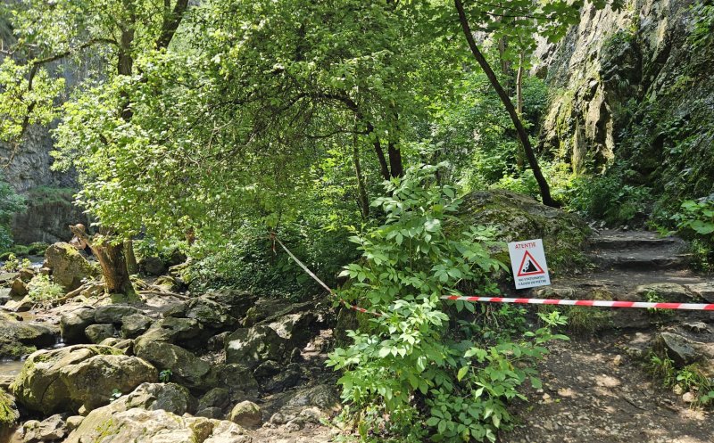 Defileul Cheile Turzii, închis temporar. Când se redeschide