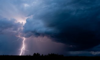 Mesaj RO-ALERT: COD PORTOCALIU de averse torențiale și grindină într-o comună din Cluj