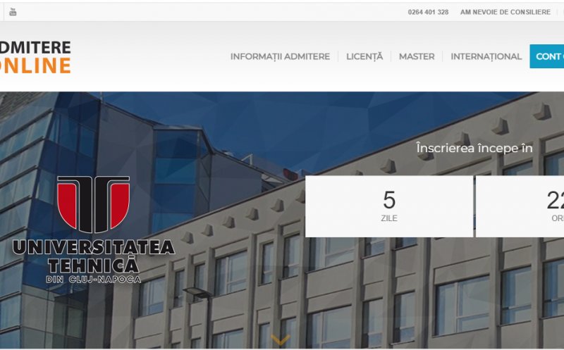 Din 15 iulie Universitatea Tehnică din Cluj-Napoca dă start Admiterii 2024!