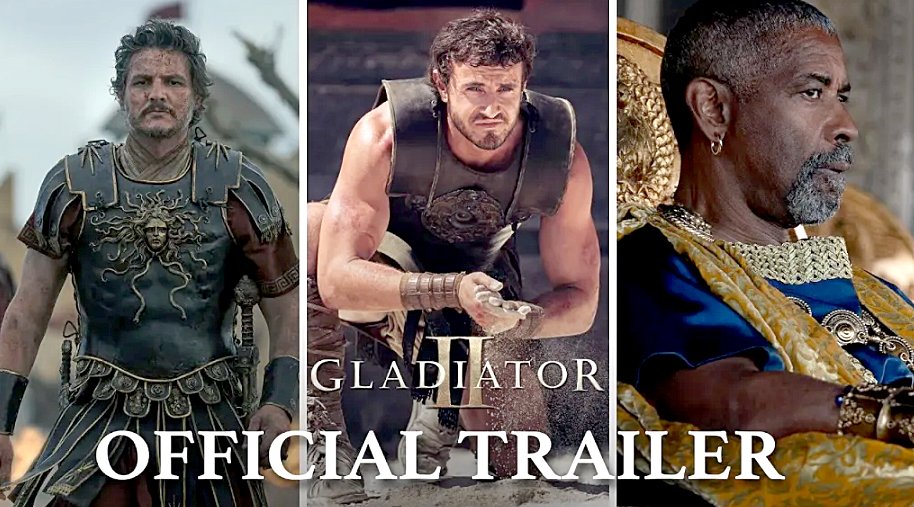 Primul TRAILER „Gladiatorul 2”, filmul aşteptat de 24 de ani / Denzel Washington, Pedro Pascal și Paul Mescal fac senzație