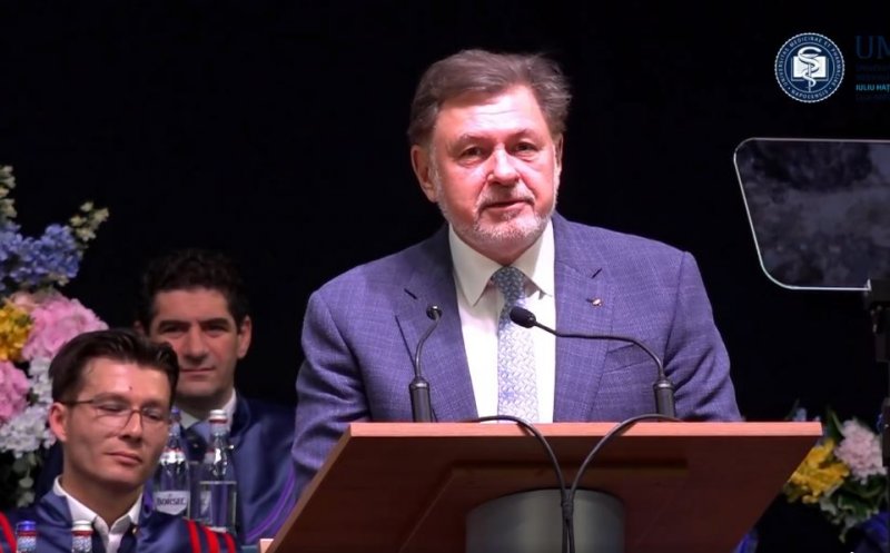 Ministrul Sănătății, mesaj pentru absolvenții UMF Cluj: "Veţi avea ocazia să lucraţi în instituţii medicale moderne, aşa cum trebuie să existe în secolul XXI"