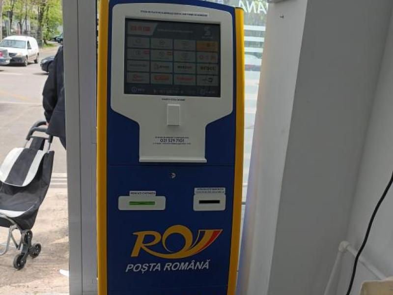 Dotare nouă la Poșta Română. Au apărut aparatele self-pay pentru facturi și taxe