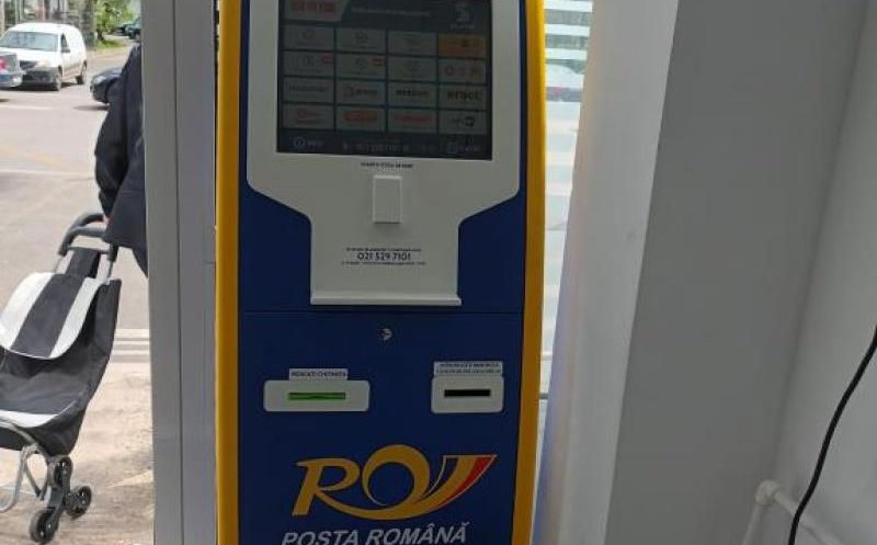 Dotare nouă la Poșta Română. Au apărut aparatele self-pay pentru facturi și taxe