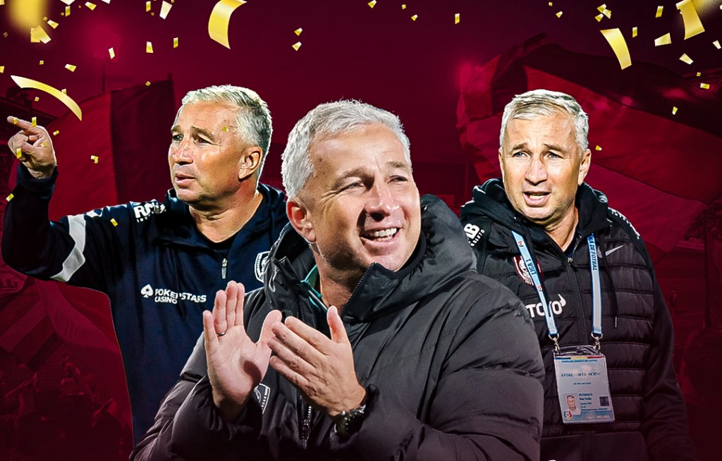 Cu ce antrenori care au mai luat titluri se luptă Dan Petrescu în SuperLiga / 5 titluri câştigate de "Bursuc" cu CFR Cluj