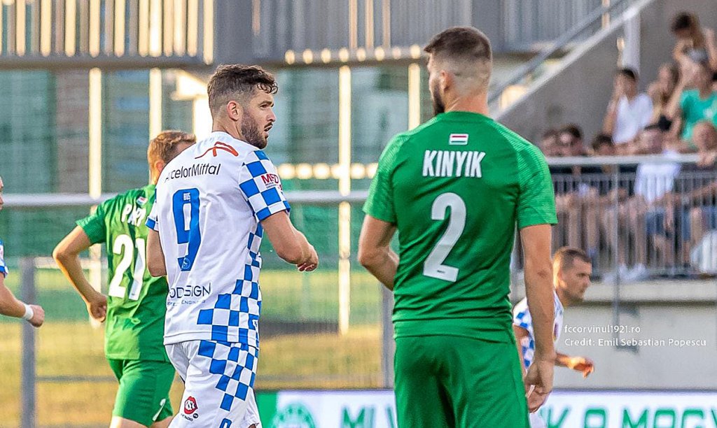 Clujeanul Sergiu Buş, gol spectaculos în Paks – Corvinul. Victorie categorică pentru Hunedoara în primul tur preliminar din UEFA Europa League