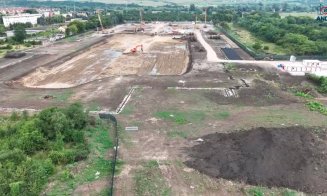 IMAGINI de pe șantierul Spitalului Regional de Urgență Cluj: între 40 și 50 de angajați, prezenți în fiecare zi