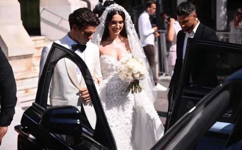 Fotografii inedite de la nunta lui Ianis Hagi. Toate vedetele din lumea sportului, între invitați