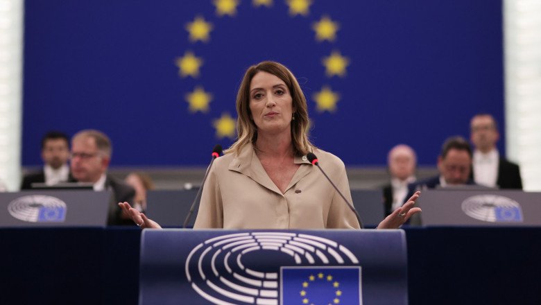 Roberta Metsola a fost realeasă preşedintă a Parlamentului European