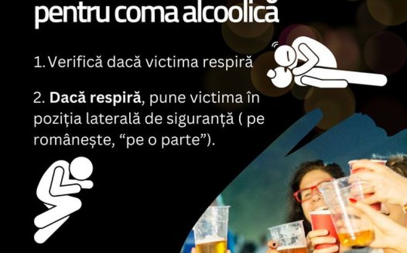 Ești pregătit pentru sezonul festivalurilor? Primul ajutor pentru comă alcoolică
