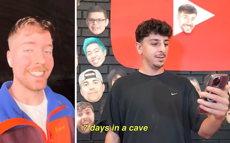 Mr.Beast, cel mai urmărit youtuber din lume, a fost la Cluj. Despre ce va fi clipul filmat în Salina Turda