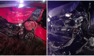 ACCIDENT grav în județul Cluj: Un tânăr și-a pierdut viața și alte trei persoane, dintre care și un copil de trei ani, au fost transportate la spital