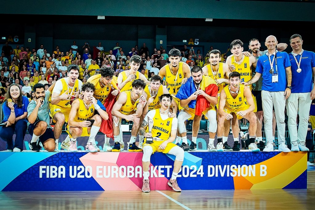 România a câștigat Campionatul European de Baschet U20 – Divizia B. "Studenții" Lăpuște și Șomăcescu, printre protagoniști