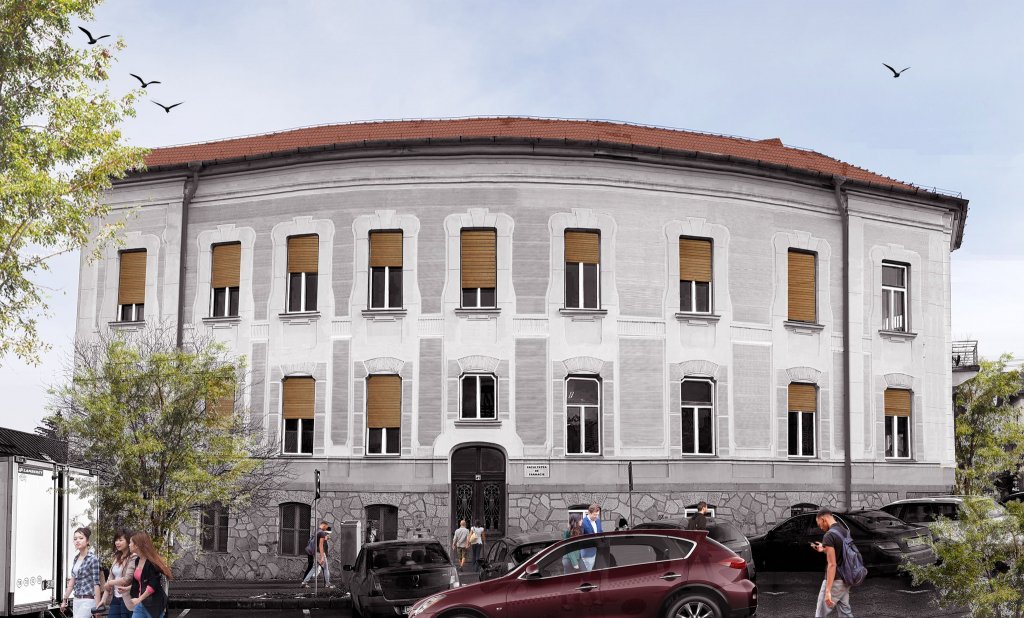 Edificiu construit în anul 1913 consolidat şi renovat de UMF Cluj / Inaugurarea clădirii „Farmacia B”