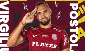 A sosit atacantul cerut de Petrescu. Virgiliu Postolachi, prezentat oficial de CFR Cluj
