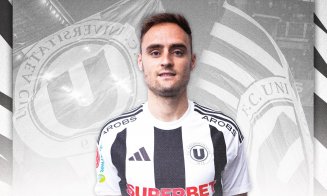 A venit fundașul stânga așteptat de Sabău. "U" Cluj a prezentat un fotbalist spaniol