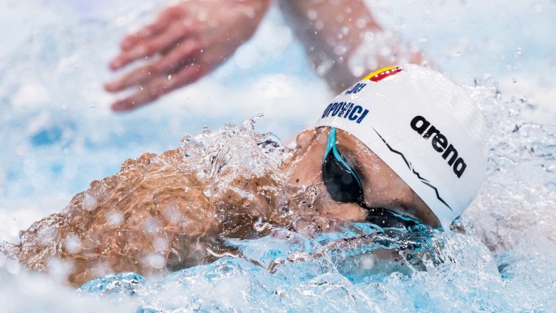 JO 2024: David Popovici, încă o finală pentru aurul olimpic / 100 m liber