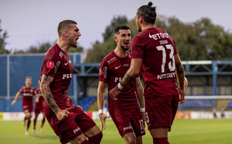 CFR Cluj, calificare en fanfare în turul următor din Conference League. "Feroviarii" nu au avut emoții la returul cu Neman Grodno