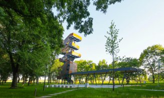 Noul parc din zona Obelisc-Mihai Viteazul din Turda este aproape gata