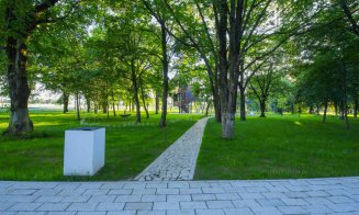 Noul parc din zona Obelisc-Mihai Viteazul din Turda este aproape gata