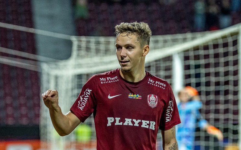 Louis Munteanu a dezvăluit de ce a ales CFR Cluj. Concluziile atacantului după primele goluri în tricoul vișiniu