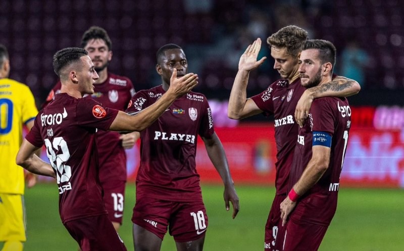 Trei jucători de la CFR Cluj incluși în echipa ideală a etapei din Superligă