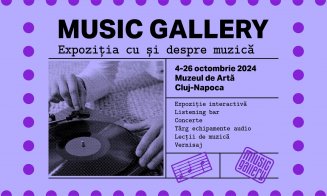 MUSIC GALLERY, singura expoziție despre muzică din România, revine la Muzeul de Artă din Cluj-Napoca! Va avea și un bar/cafenea