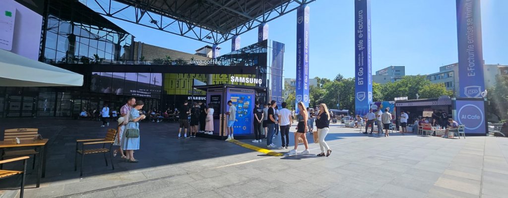 Samsung a inaugurat primul Galaxy AI Café din România la Iulius Mall Cluj