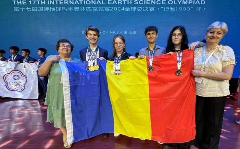 Un elev din Cluj a obținut medalia de aur la Olimpiada Internaţională „Ştiinţele Pământului" de la Beijing