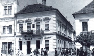 Casa matematicianul János Bolyai. Pe pavaj este o iluzie optică