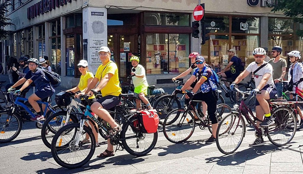 Invitație la pedalat 16 km în ”Marșul bicicliștilor” / Vezi traseul protestului tăcut al bicicliștilor din Cluj