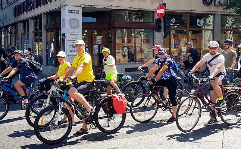 Invitație la pedalat 16 km în ”Marșul bicicliștilor” / Vezi traseul protestului tăcut al bicicliștilor din Cluj