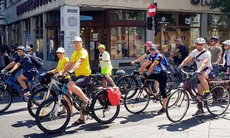 Invitație la pedalat 16 km în ”Marșul bicicliștilor” / Vezi traseul protestului tăcut al bicicliștilor din Cluj