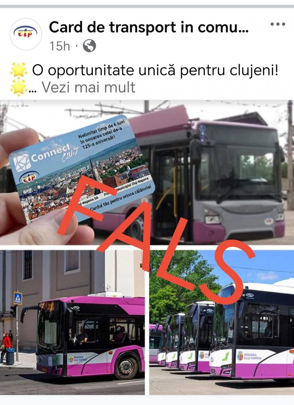 ATENȚIE! Escrocherie cu u bilete ieftine de autobuz la Cluj-Napoca