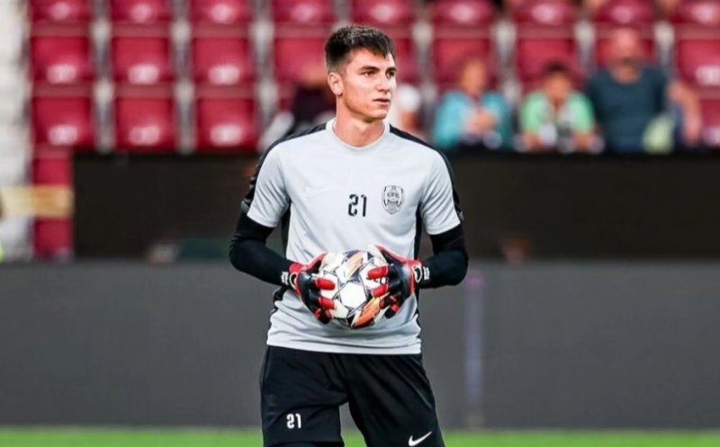 Mihai Popa, pregătit pentru primul meci în Superligă în tricoul CFR-ului: "Am venit cu ambiții mari"