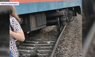 Trenul Cluj-Napoca - Budapesta a deraiat la intrarea în gara Keleti din capitala Ungariei
