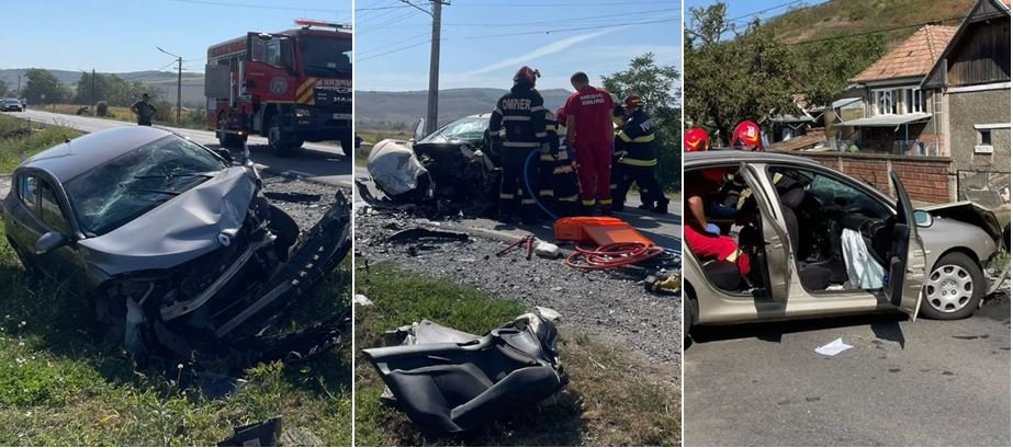 Cluj: Cum s-a produs accidentul din Căianu Vamă. Trei mașini s-au făcut zob