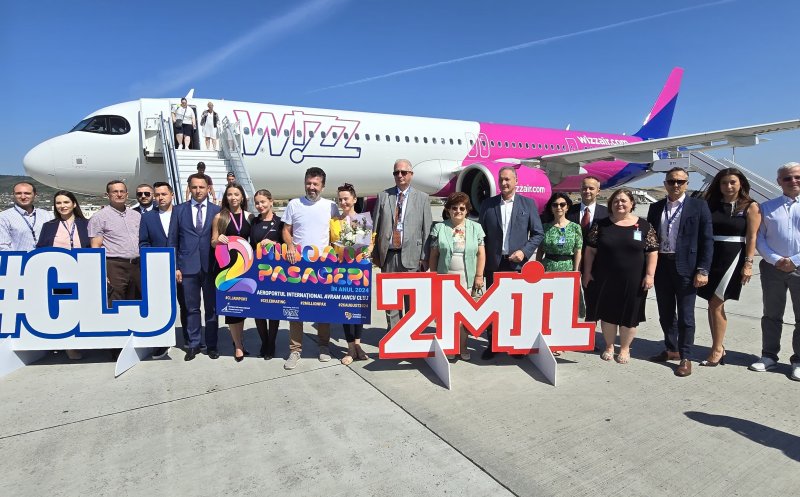 Pasagerul cu nr. 2 milioane în 2024 a aterizat la Cluj. August, luna recordurilor la aeroport. Directorul  David Cideo explică întârzierile din ultima perioadă