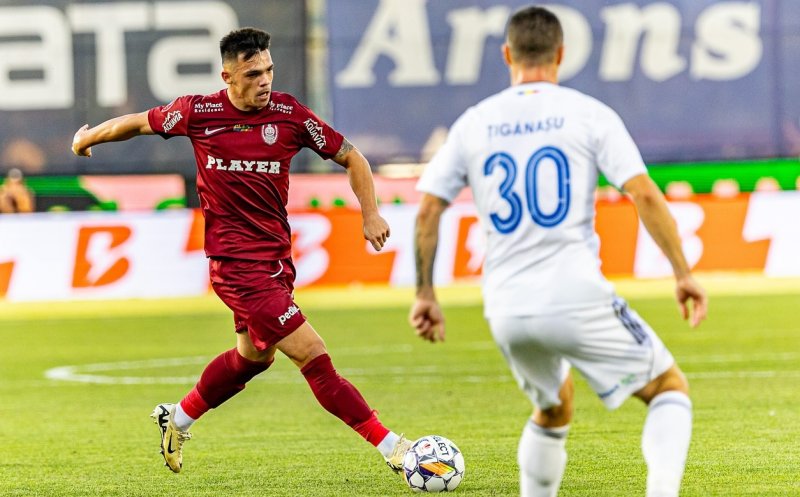 Flavius Iacob a debutat la CFR Cluj. Laude din partea staff-ului pentru fundaș